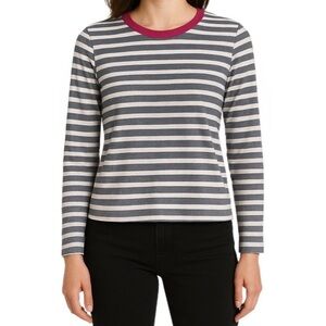 COS 100% Cotton Striped Tee